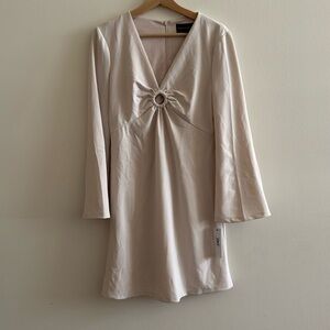 Donna Morgan beige dress